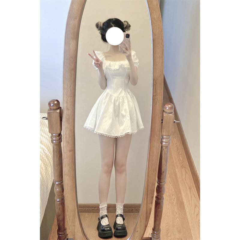 Kawaii Sweet Girl White Fairy Dress ON85 - Egirldoll