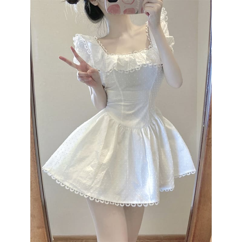 Kawaii Sweet Girl White Fairy Dress ON85 - Egirldoll