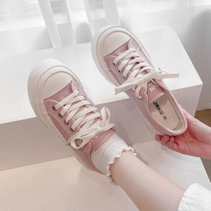 Kawaii White Spring Autumn Sports Shoes EG504 - Egirldoll