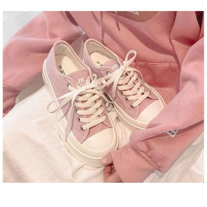 Kawaii White Spring Autumn Sports Shoes EG504 - Egirldoll