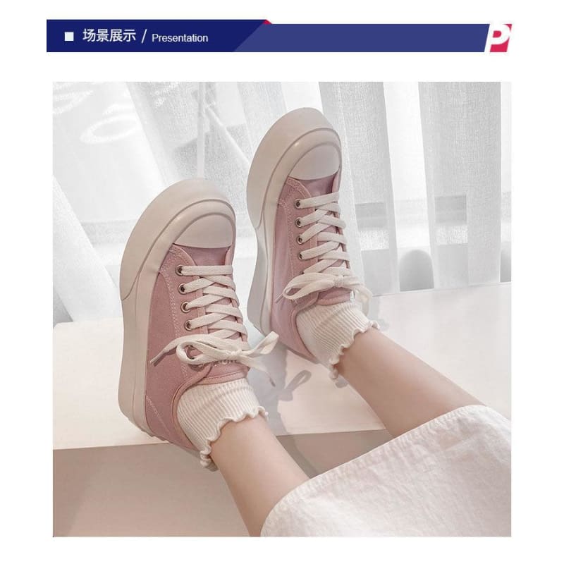 Kawaii White Spring Autumn Sports Shoes EG504 - Egirldoll
