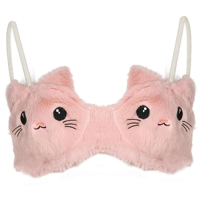 Kitty Ears Cartoon Cute Plush Lingerie Set EG15527 - Egirldoll