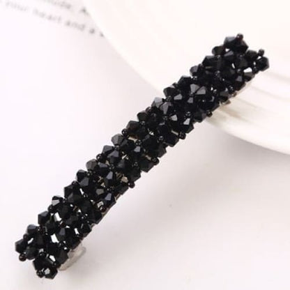 Korean Metal Rhinestone Hair Ponytail Clip BE349 - Egirldoll