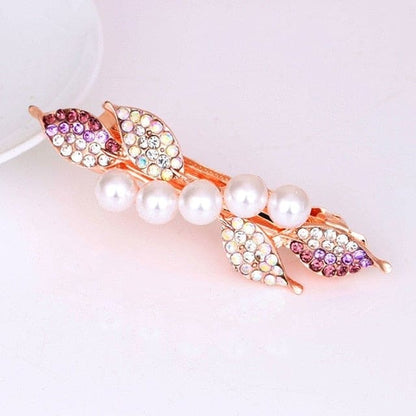 Korean Metal Rhinestone Hair Ponytail Clip BE349 - Egirldoll