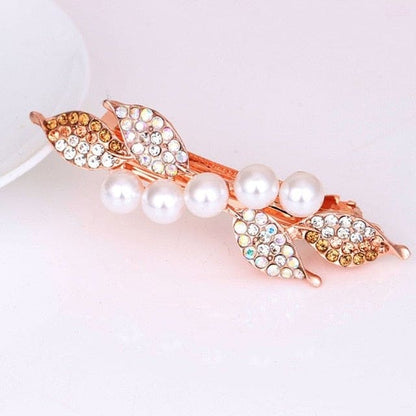 Korean Metal Rhinestone Hair Ponytail Clip BE349 - Egirldoll