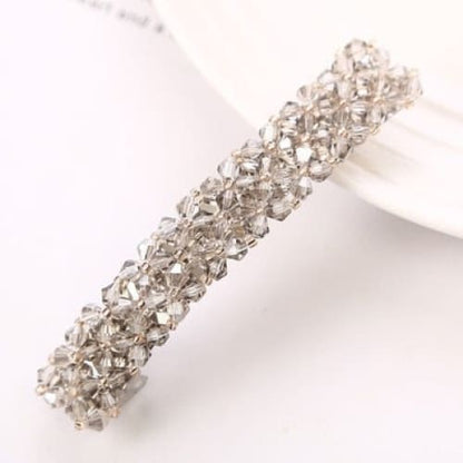 Korean Metal Rhinestone Hair Ponytail Clip BE349 - Egirldoll