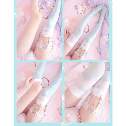 Lolita Cosplay Ocean AcalephCute Harajuku Over-knee Stockings EG15522 - Egirldoll