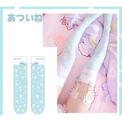 Lolita Cosplay Ocean AcalephCute Harajuku Over-knee Stockings EG15522 - Egirldoll