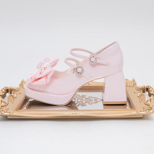 Lolita Pastel Bow Knot Mary Janes Lolita Shoes ON07 - Egirldoll