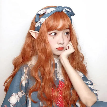 Lolita Pumpkin Long Curly Wig EG15560 - Egirldoll