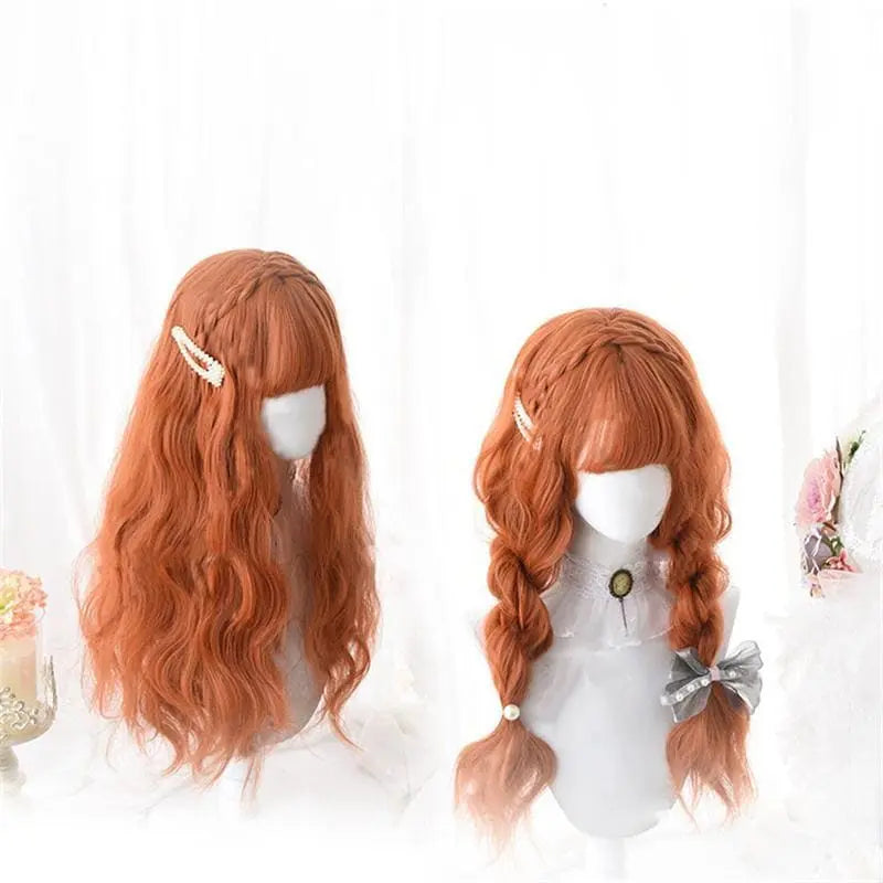Lolita Pumpkin Long Curly Wig EG15560 - Egirldoll