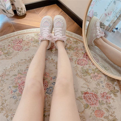 LOVE Cookie Kawaii Pastel Sneaker Shoes ON527 - Egirldoll