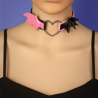 Lovely Devil Wings PU Choker EG602 - Egirldoll