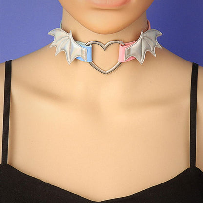 Lovely Devil Wings PU Choker EG602 - Egirldoll