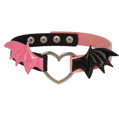 Lovely Devil Wings PU Choker EG602 - Egirldoll