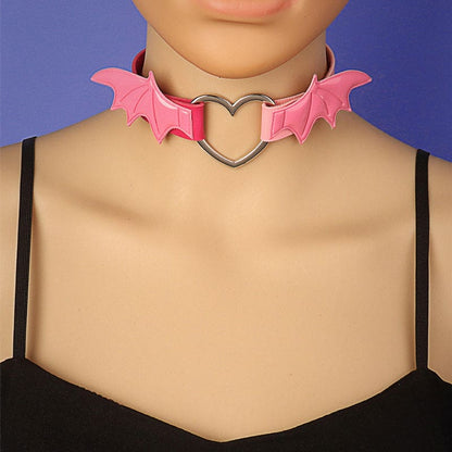 Lovely Devil Wings PU Choker EG602 - Egirldoll