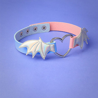 Lovely Devil Wings PU Choker EG602 - Egirldoll