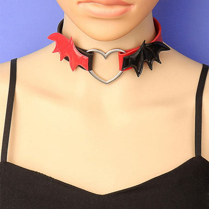 Lovely Devil Wings PU Choker EG602 - Egirldoll