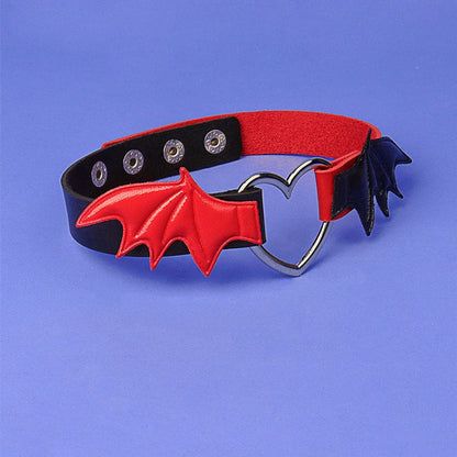 Lovely Devil Wings PU Choker EG602 - Egirldoll