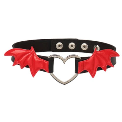 Lovely Devil Wings PU Choker EG602 - Egirldoll