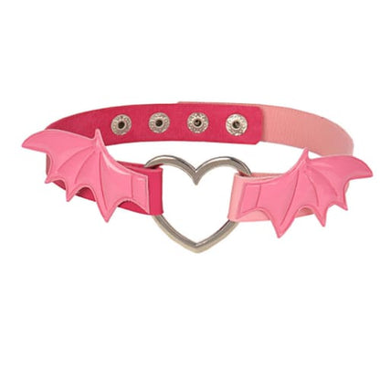 Lovely Devil Wings PU Choker EG602 - Egirldoll