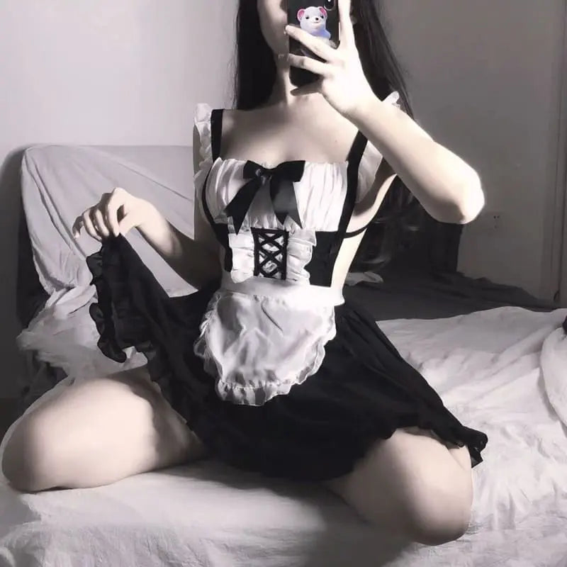 Maid Outfit Lingerie Lolita Dress Cute Uniform EG061 - Egirldoll