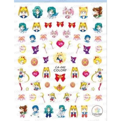 MG Series 3D Art DIY Nails Stickers BE021 - Egirldoll