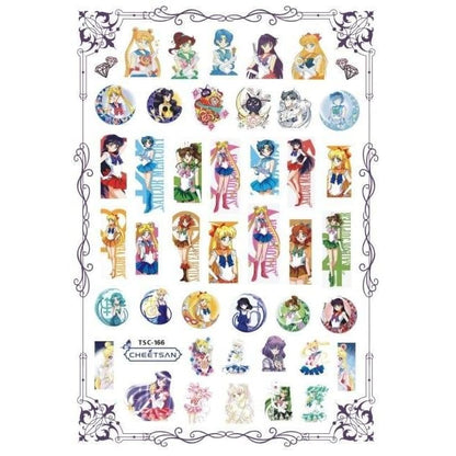 MG Series 3D Art DIY Nails Stickers BE021 - Egirldoll