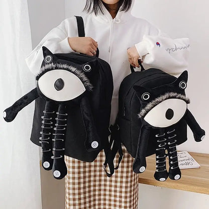 Monster Canvas Casual Backpack EG0573 - Egirldoll