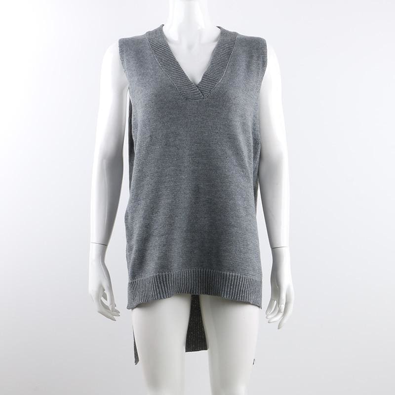 Mortuary Collection - Split Vest Sweater Dress - Egirldoll