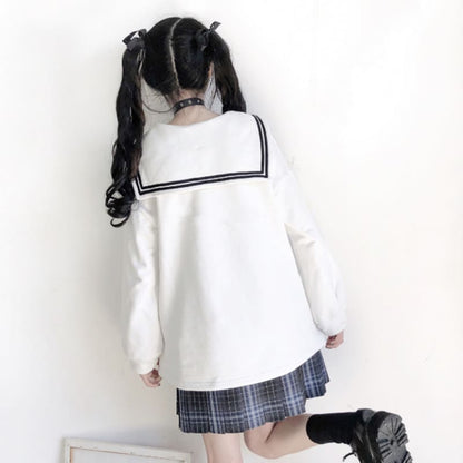 Navy Bear Sweatshirt EG174 - Egirldoll