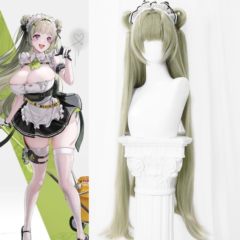 Nikke Goddess of Victory SODA Light Green Pastel Twintails