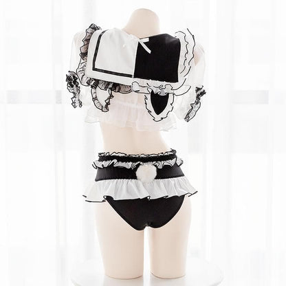 Panda Mesh School Uniform Lingerie EG15039 - Egirldoll