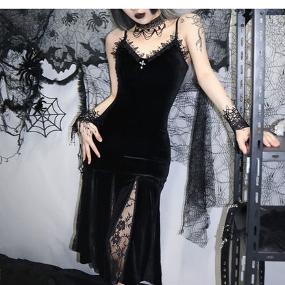 Perfect Gothic Lace Witch Dress ON229 - Egirldoll