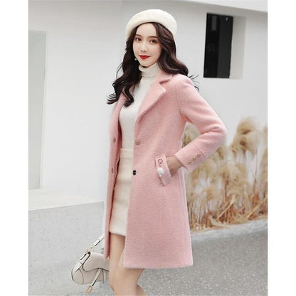 Pink Princess Winter Mid Coat Jacket WP001 - Egirldoll