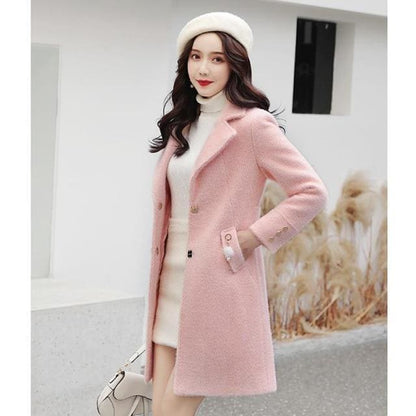 Pink Princess Winter Mid Coat Jacket WP001 - Egirldoll