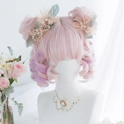 Pink Rainbow Candy Lolita Wig EG15164 - Egirldoll