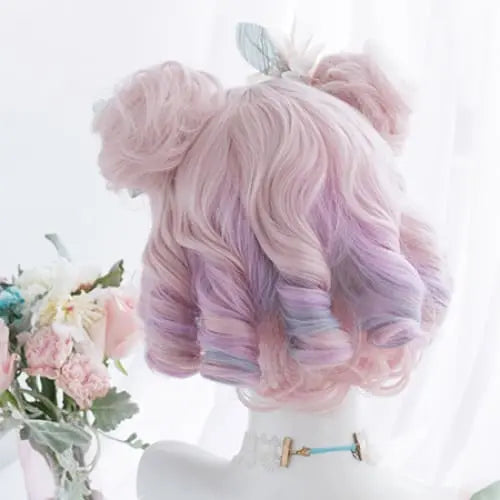Pink Rainbow Candy Lolita Wig EG15164 - Egirldoll