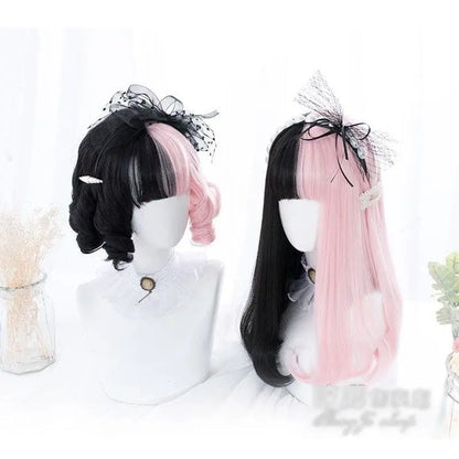 Pink&Black Lolita Cosplay Wig EG14909 - Egirldoll