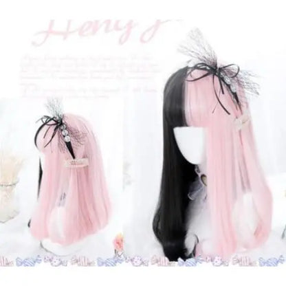 Pink&Black Lolita Cosplay Wig EG14909 - Egirldoll