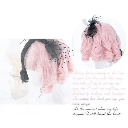 Pink&Black Lolita Cosplay Wig EG14909 - Egirldoll