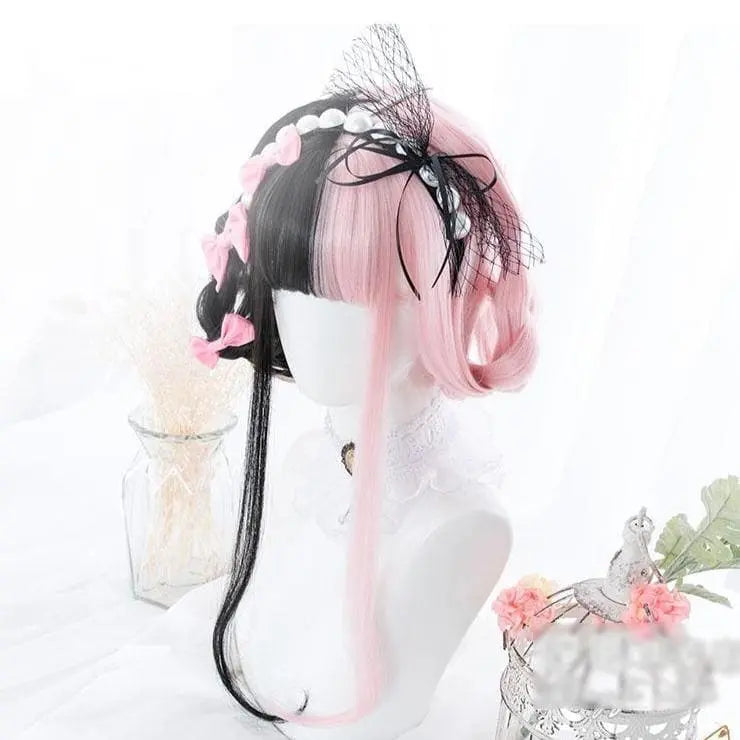 Pink&Black Lolita Cosplay Wig EG14909 - Egirldoll