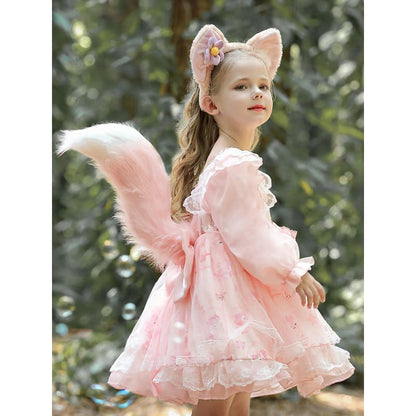 Pink/Purple Kawaii Princess Kids Dress ON206 - Egirldoll