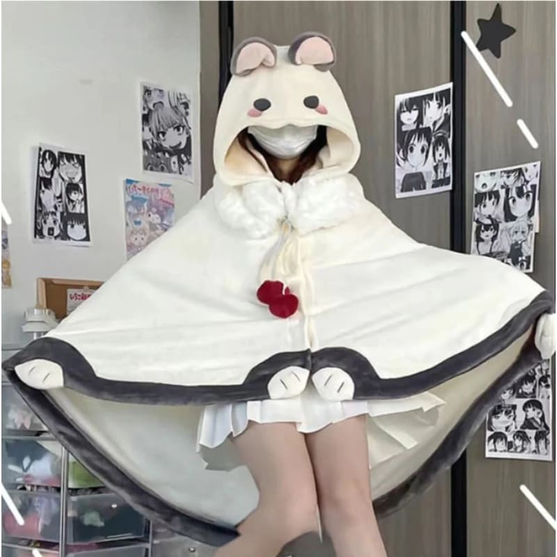 Pre-Sale Kawaii Anime Animal Fleece Cape ME41 - Egirldoll