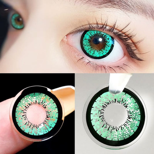 Princess Anime Kuro Green Turquoise Contact Lenses ON452 -