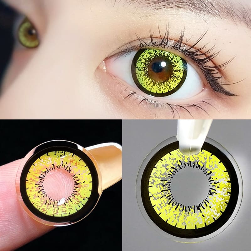 Princess Anime Kuro Yellow Contact Lenses ON448 - Kuro