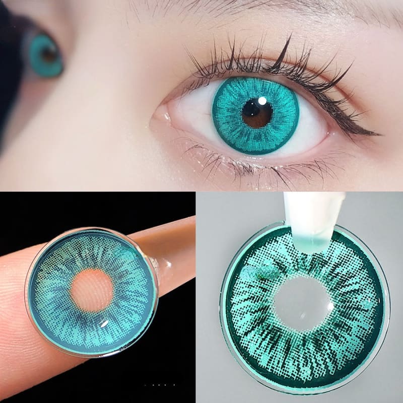 Princess Anime Perfect Turquoise Contact Lenses ON437 -