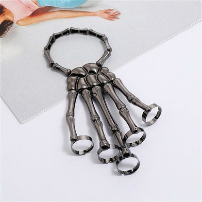 Punk Hand Skull Skeleton Elasticity Bracelet EG548 - Egirldoll