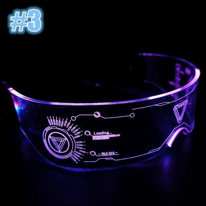 Punk LED Luminous Sunglasses EG161 - Egirldoll