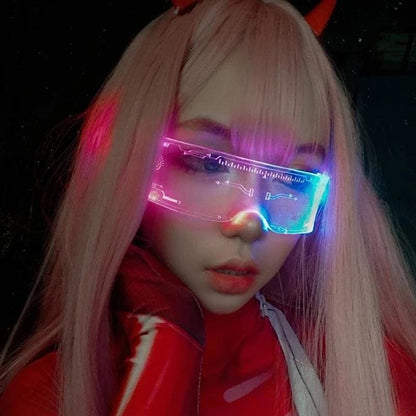 Punk LED Luminous Sunglasses EG161 - Egirldoll